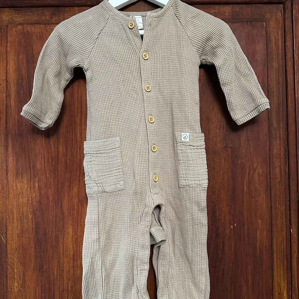 Carter's Brown One Piece with Long Sleeves